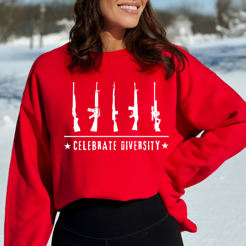 Celebrate Diversity - Unisex Crewneck Sweatshirt