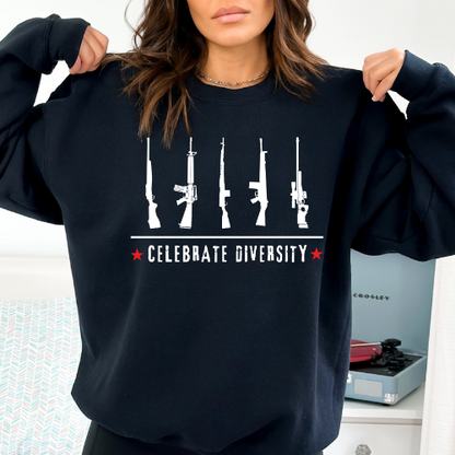 Celebrate Diversity - Unisex Crewneck Sweatshirt