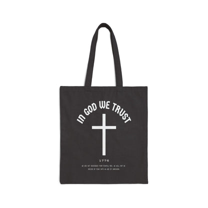 In God We Trust - Cotton Canvas Tote Bag