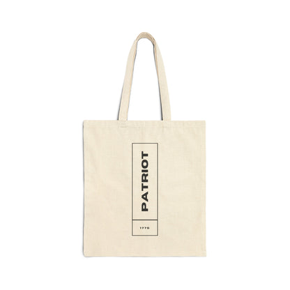 Patriot 1776 - Cotton Canvas Tote Bag