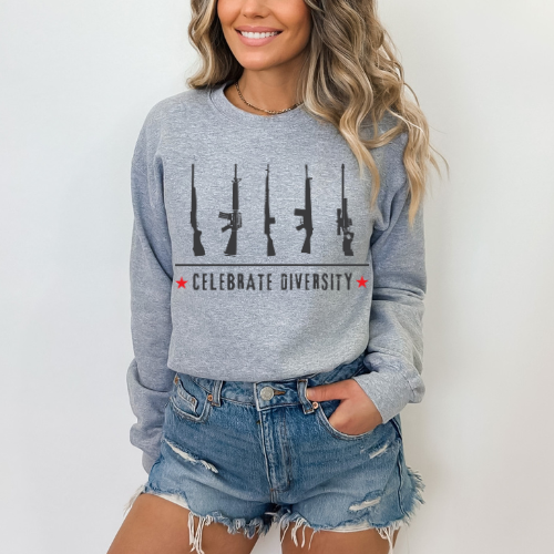 Celebrate Diversity - Unisex Crewneck Sweatshirt