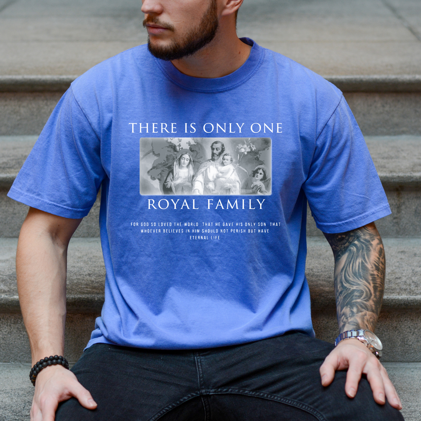 There is Only One Royal Family - Unisex Garment-Dyed Heavyweight Tee