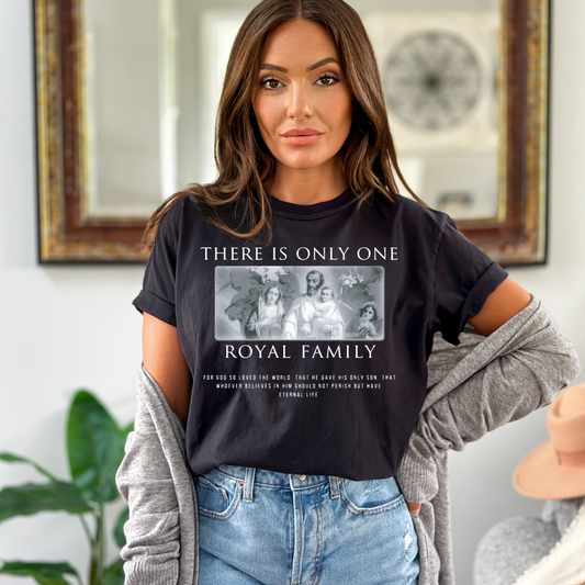 Only One Royal Family - Unisex Garment-Dyed Heavyweight Tee