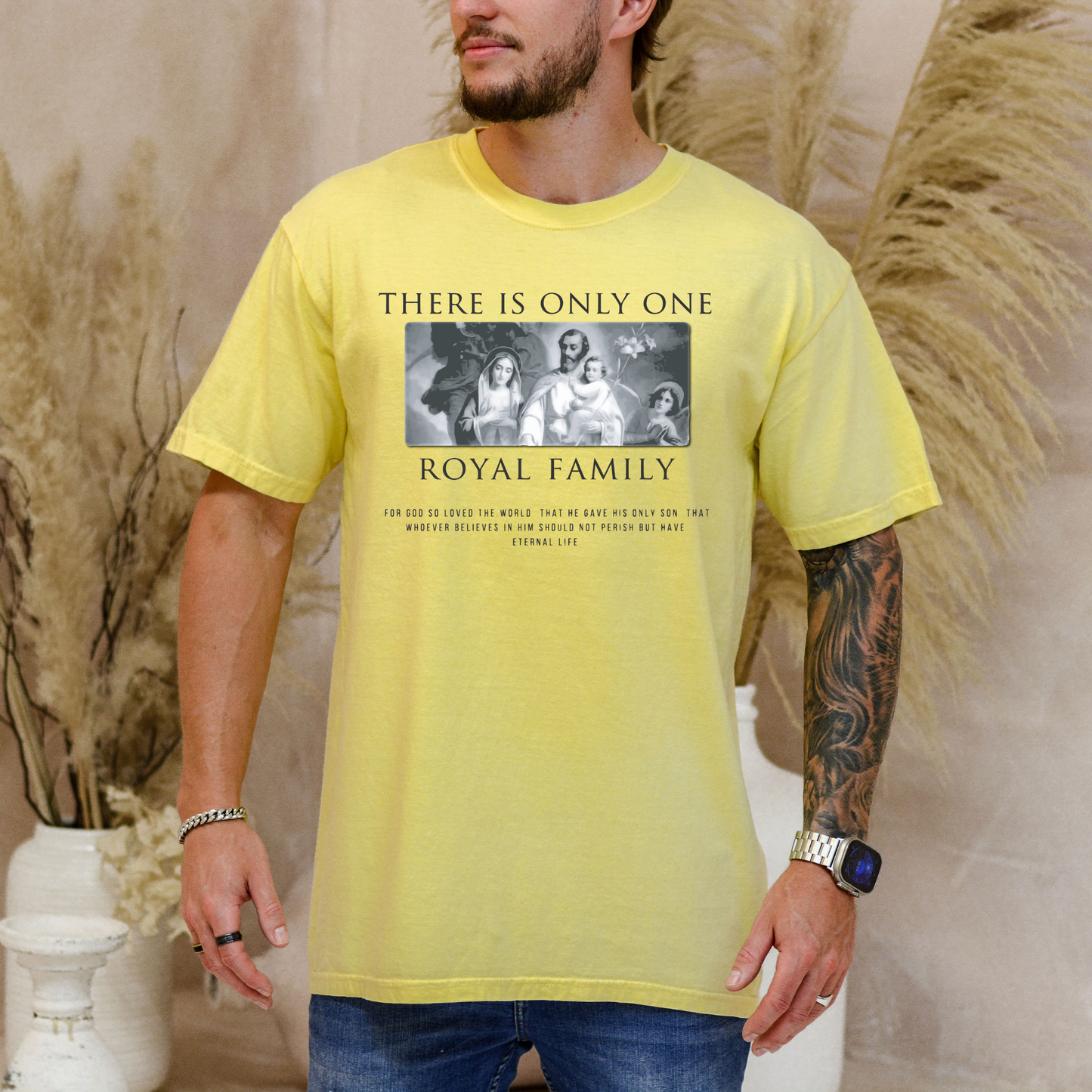 There is Only One Royal Family - Unisex Garment-Dyed Heavyweight Tee