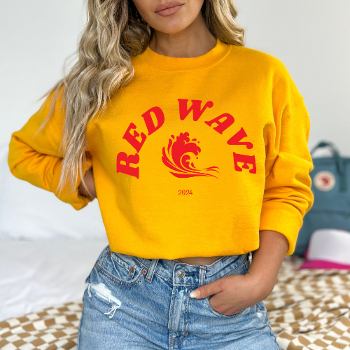 Red Wave 2024 - Unisex Crewneck Sweatshirt