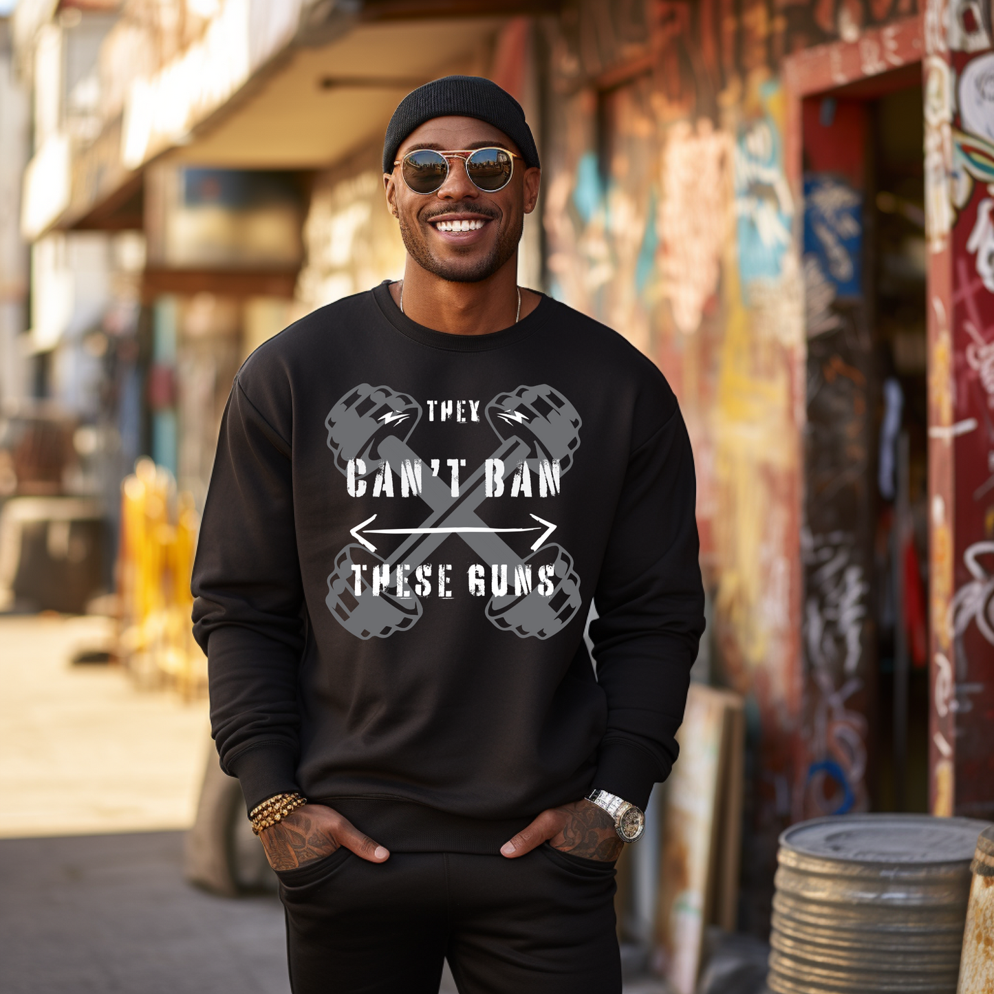 Can't Ban These Guns - Unisex Crewneck Sweatshirt