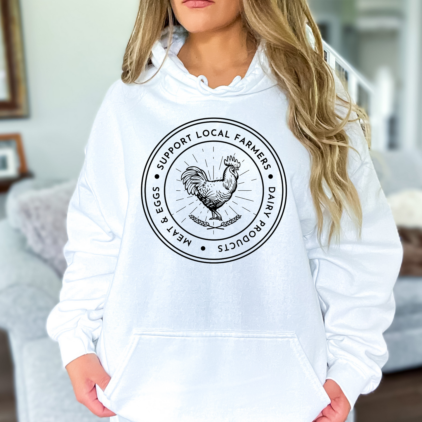 Support Local Farms - Unisex Hoodie