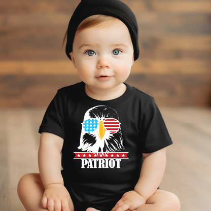 Patriotic Eagle - Baby Jersey Tee