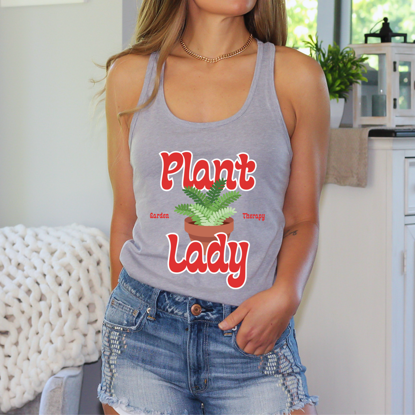 Plant Lady - Women's Racerback Tank