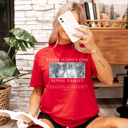 Only One Royal Family - Unisex Garment-Dyed Heavyweight Tee