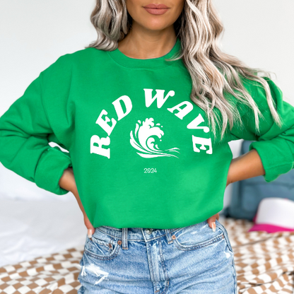 Red Wave 2024 - Unisex Crewneck Sweatshirt