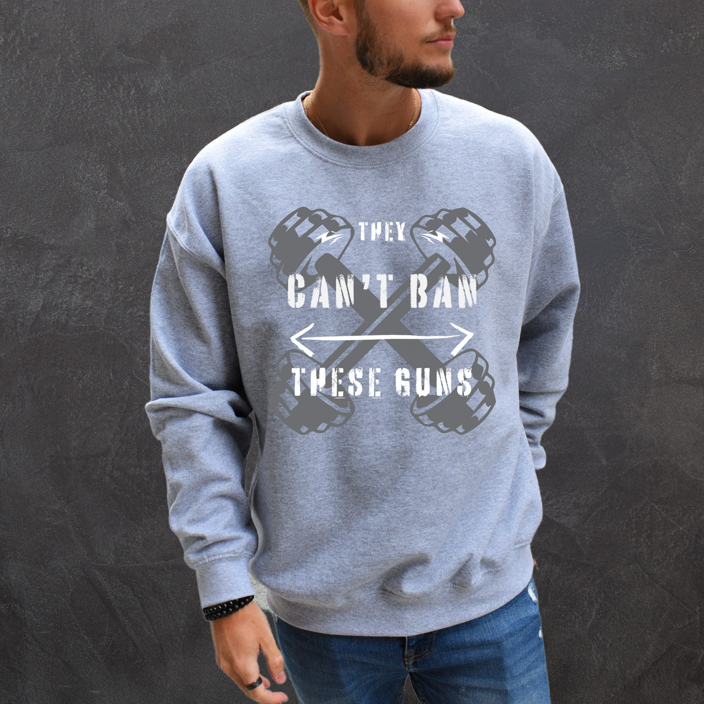 Can't Ban These Guns - Unisex Crewneck Sweatshirt