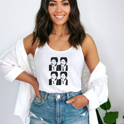 Tucker Warhol Style - Women's Racerback Tank