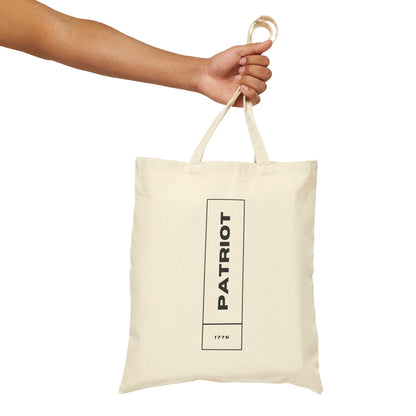 Patriot 1776 - Cotton Canvas Tote Bag