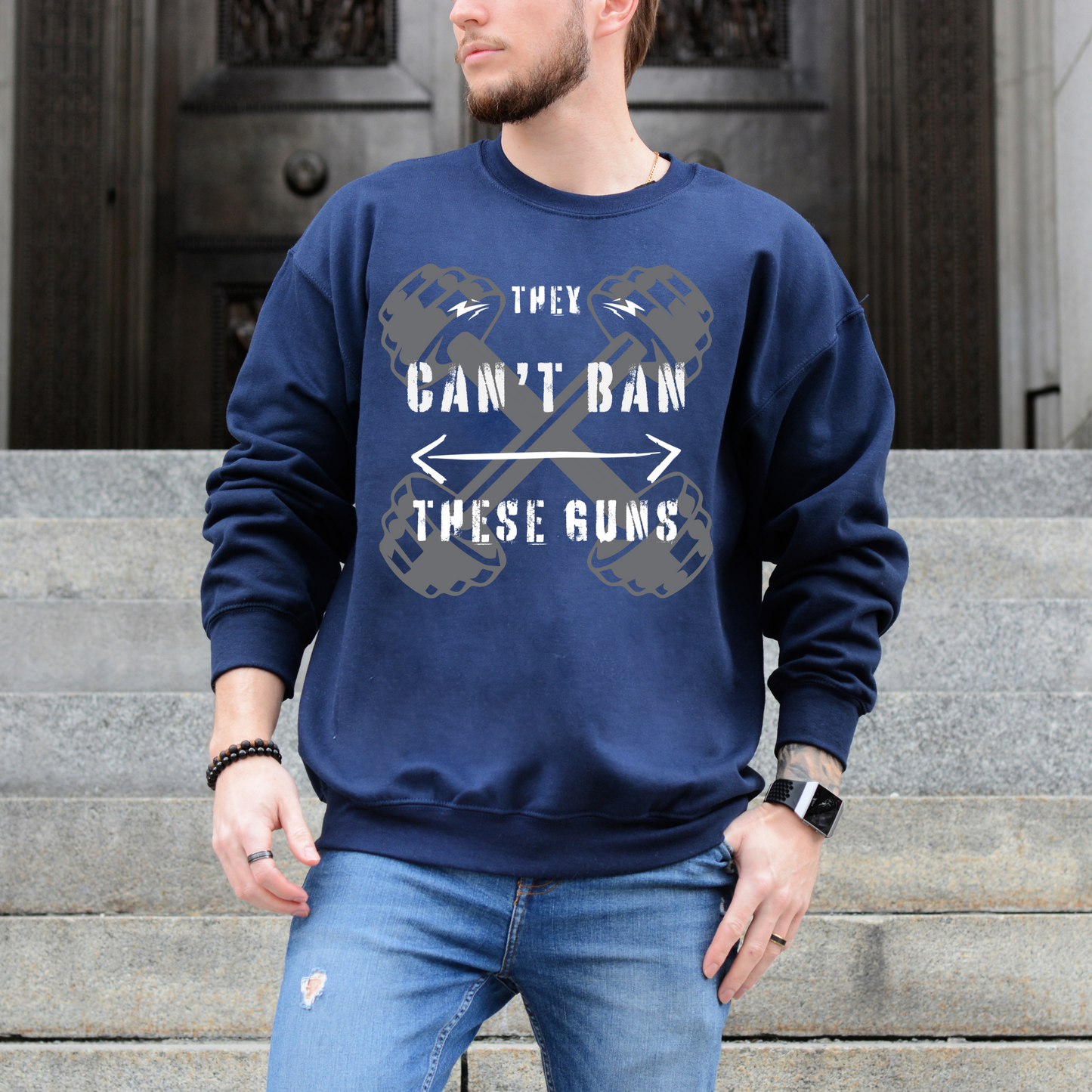 Can't Ban These Guns - Unisex Crewneck Sweatshirt