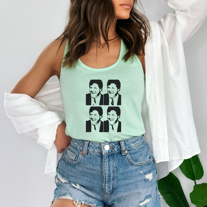 Tucker Warhol Style - Women's Racerback Tank
