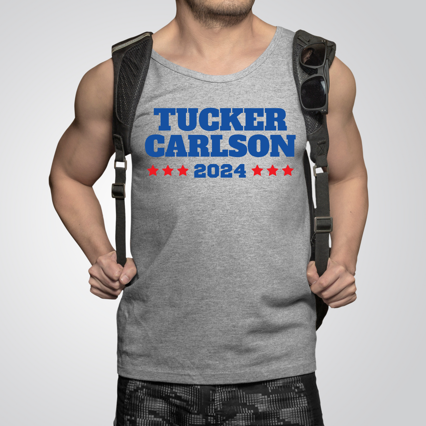 Tucker Carlson 2024 - Unisex Jersey Tank Top