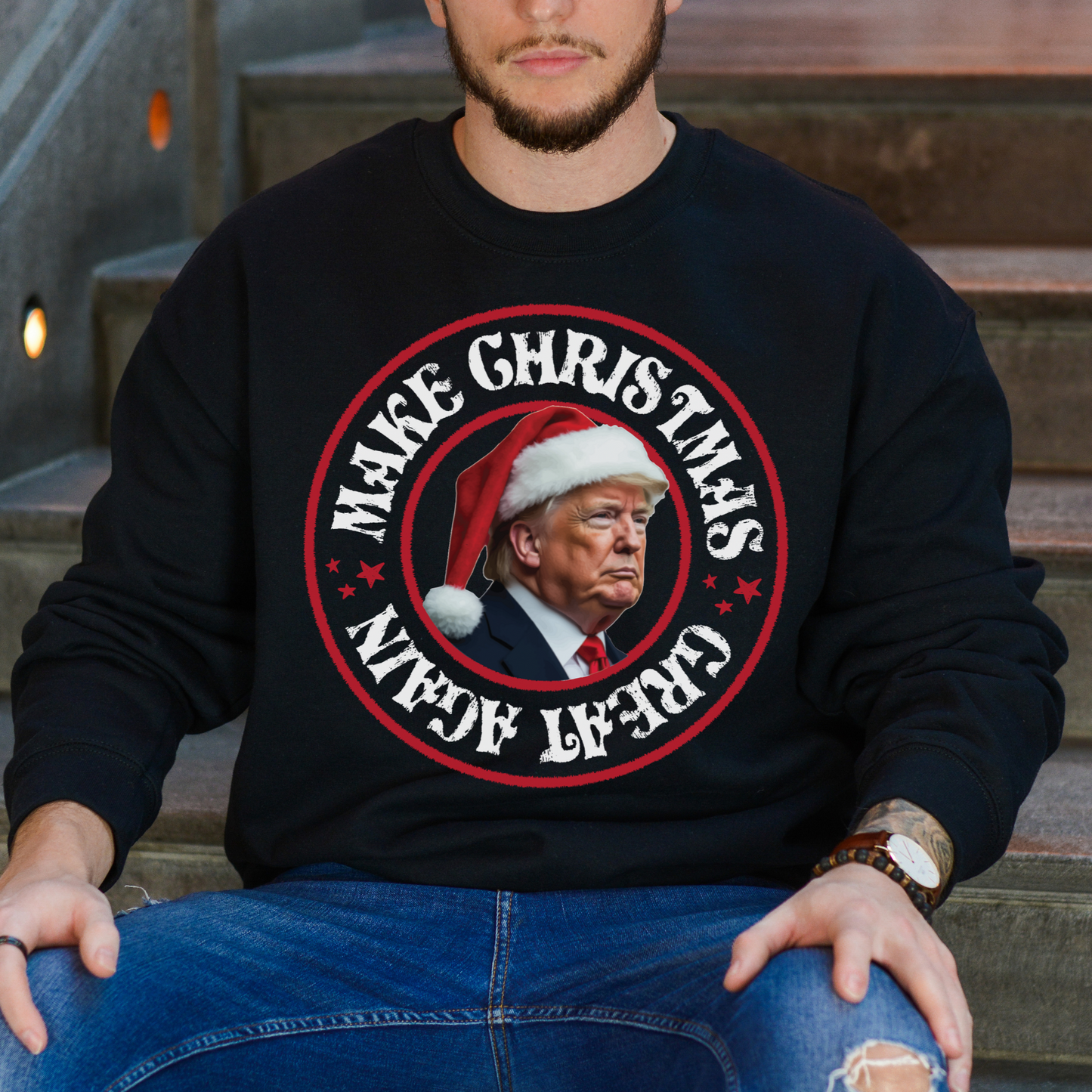 Make Christmas Great Again - Unisex Crewneck Sweatshirt