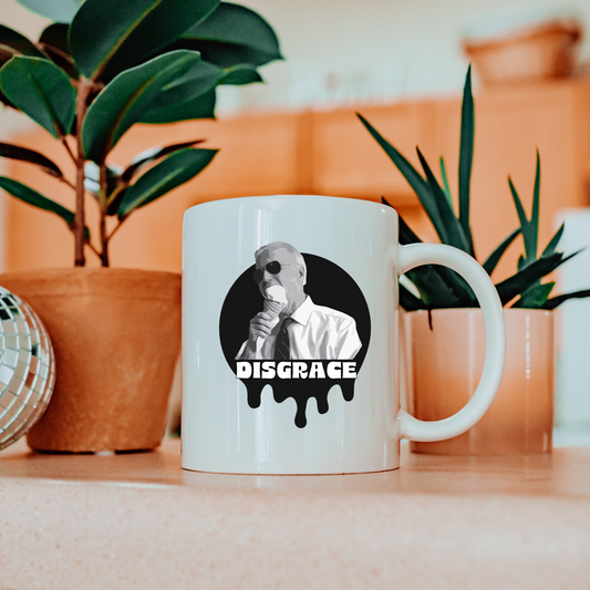 Biden Disgrace - White Glossy Mug