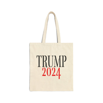 Trump 2024 - Cotton Canvas Tote Bag