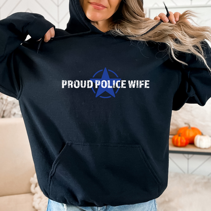 Proud Police Wife - Unisex Hoodie