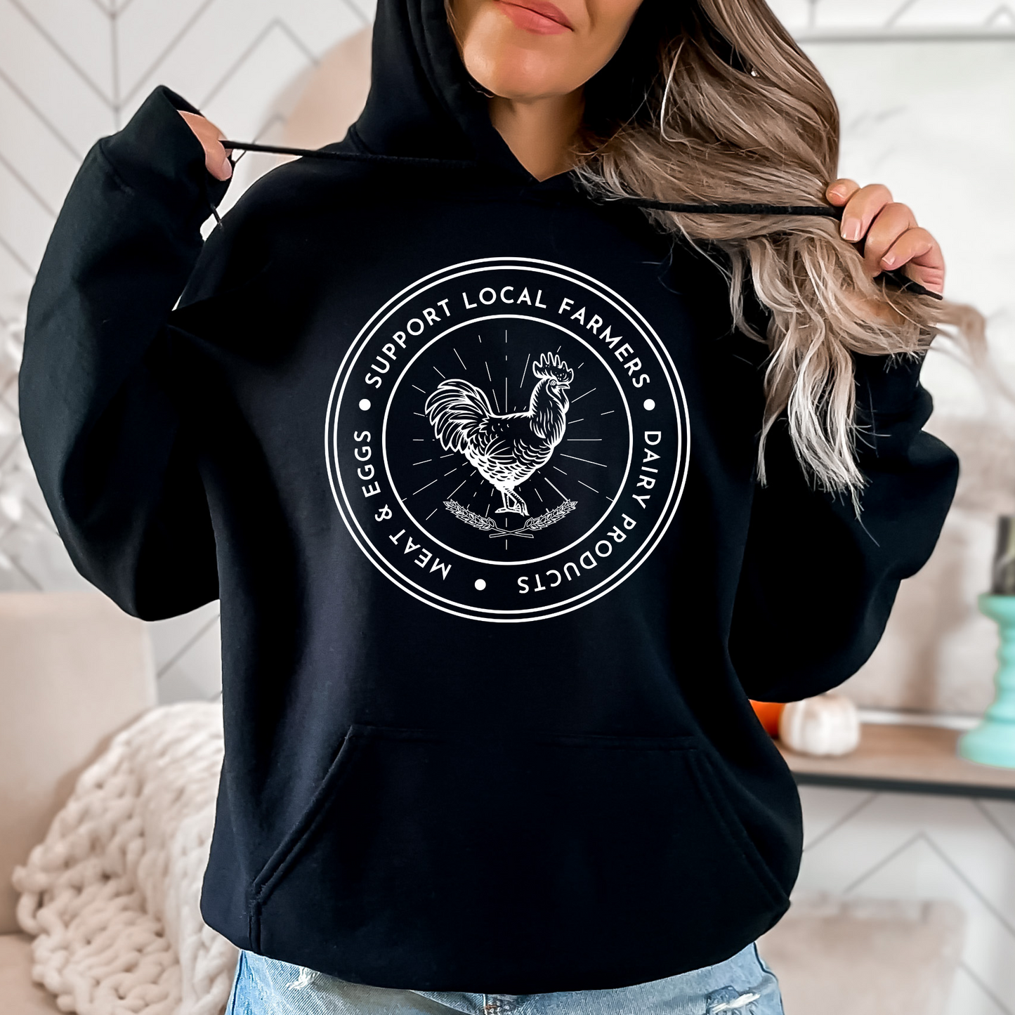 Support Local Farms - Unisex Hoodie