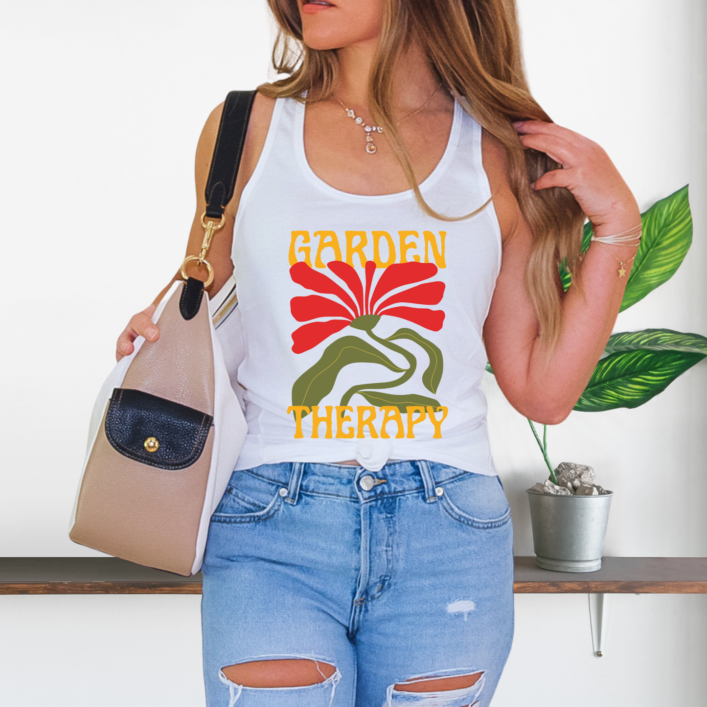 Garden Therapy - Women's Racerback Tank