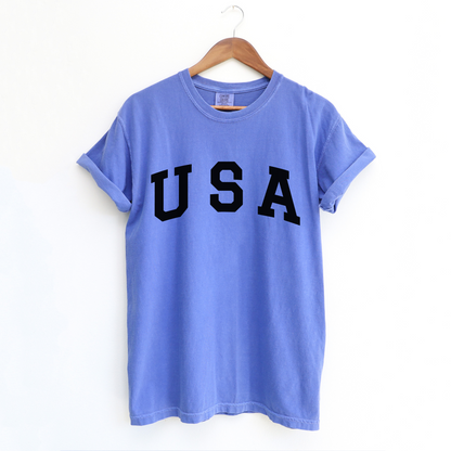 USA - Unisex Garment-Dyed Heavyweight Tee