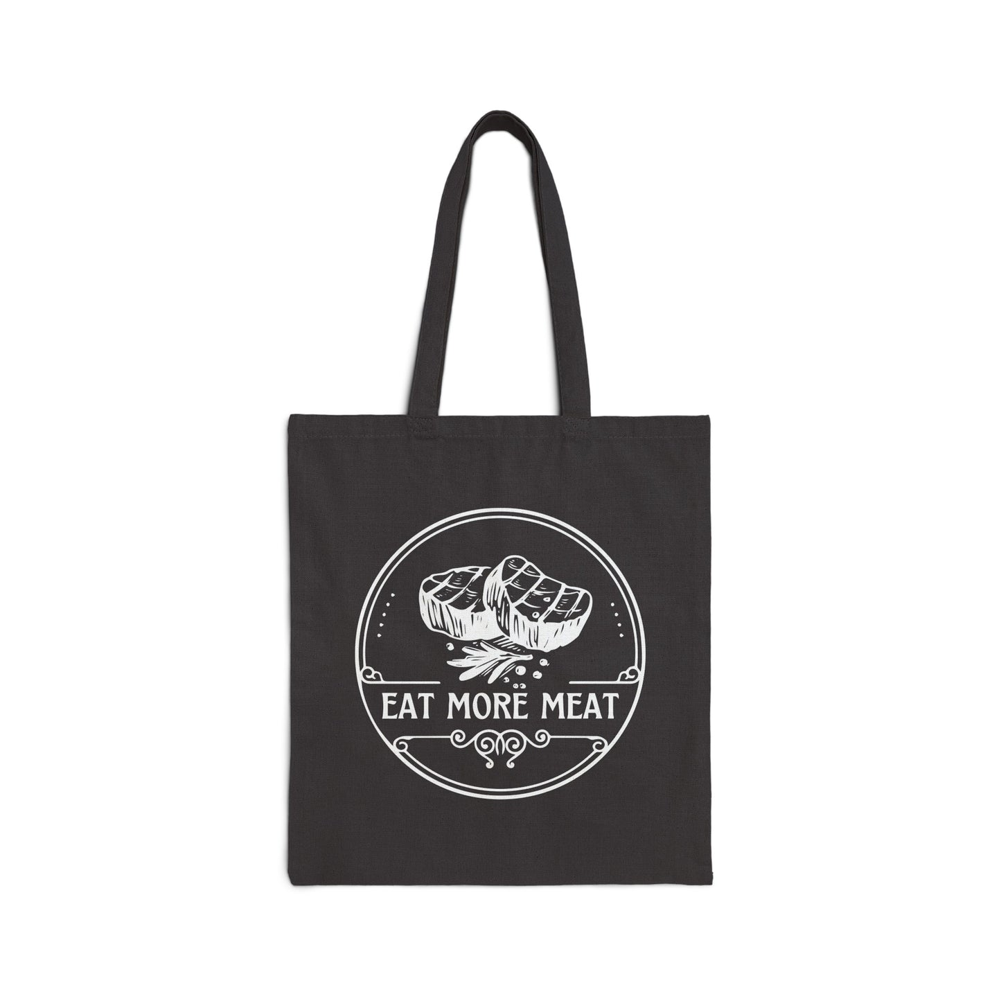 Eat More Meat - Cotton Canvas Tote Bag