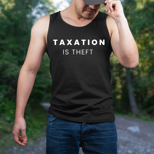 Taxation is Theft - Unisex Jersey Tank Top