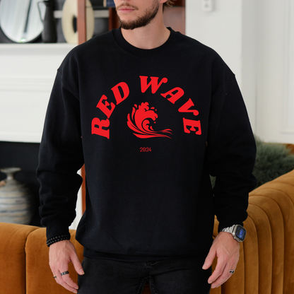 Red Wave 2024 - Unisex Crewneck Sweatshirt