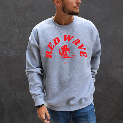 Red Wave 2024 - Unisex Crewneck Sweatshirt