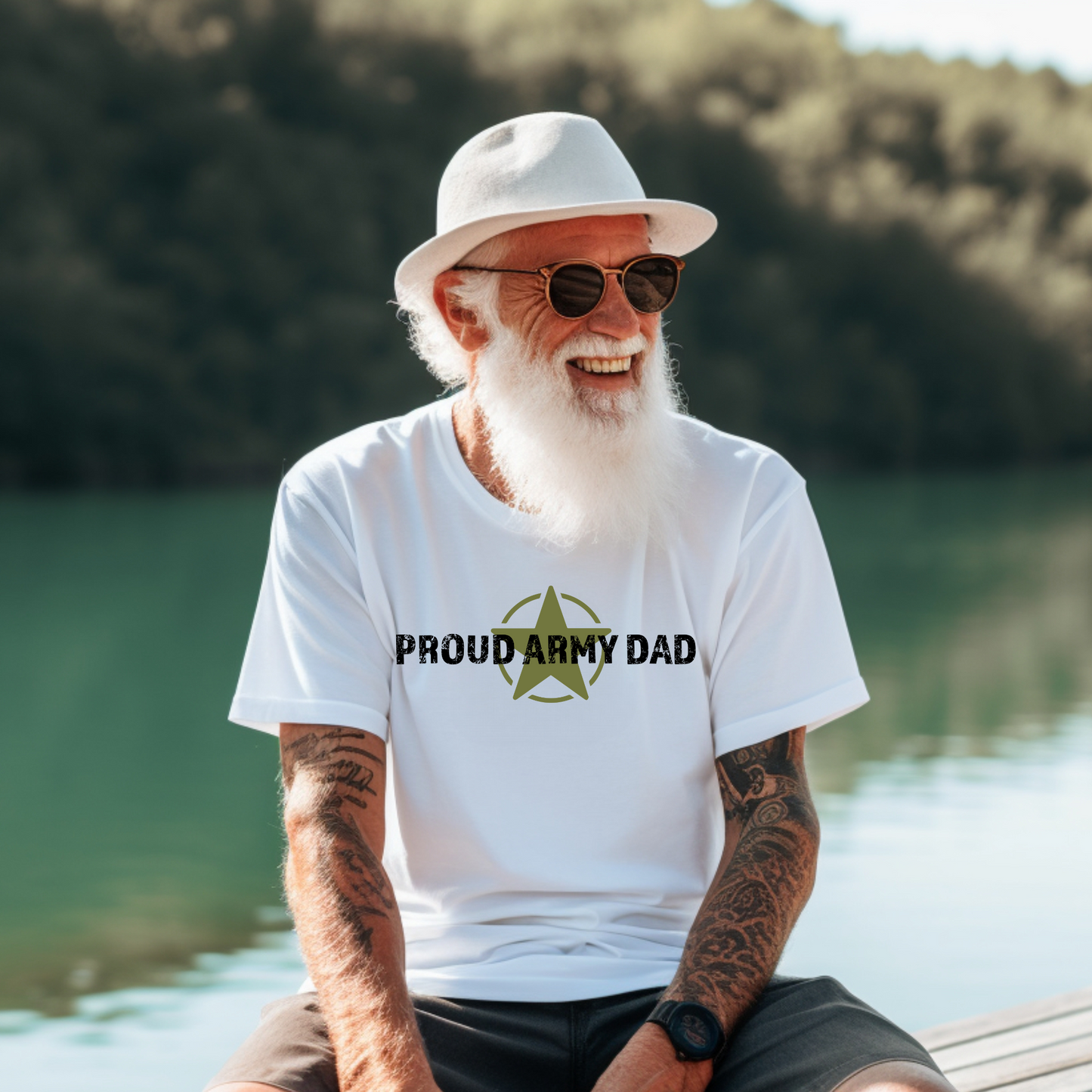 Proud Army Dad - Unisex Jersey Tee