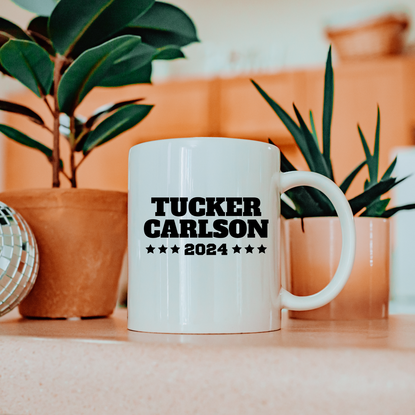 Tucker Carlson 2024 - White Glossy Mug
