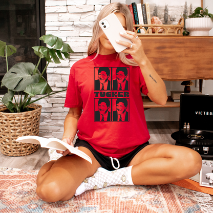 Tucker Warhol Style Black & White - Unisex Garment-Dyed Heavyweight Tee