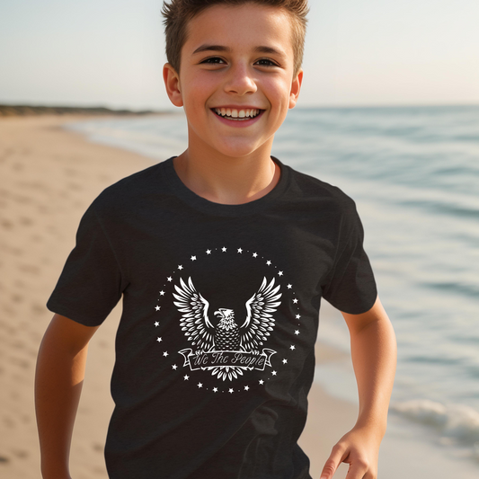 We The People Eagle - Youth Short Sleeve T-Shirt