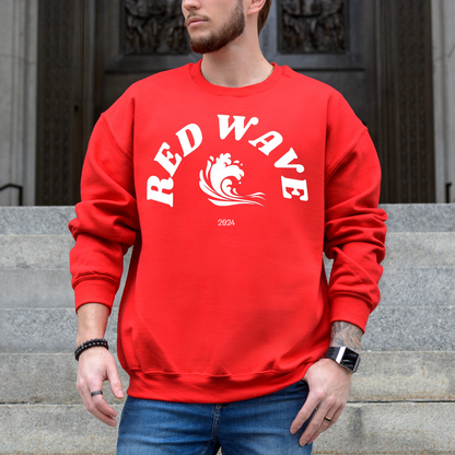 Red Wave 2024 - Unisex Crewneck Sweatshirt