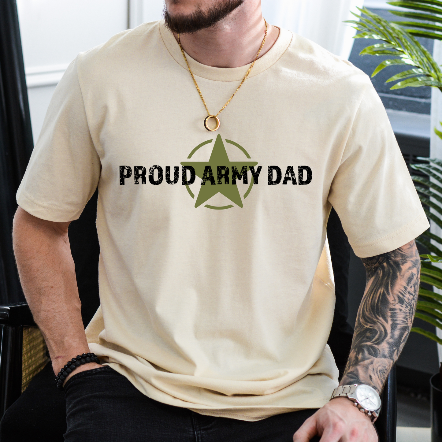 Proud Army Dad - Unisex Jersey Tee