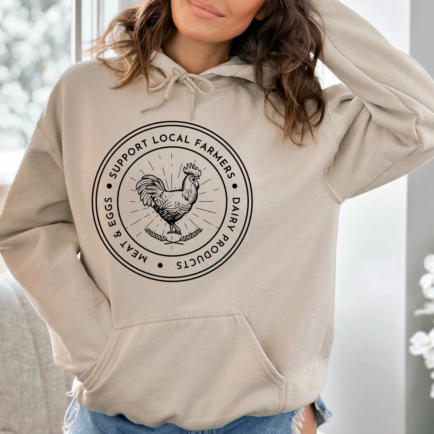 Support Local Farms - Unisex Hoodie