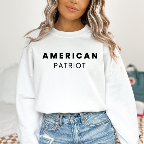 American Patriot - Unisex Crewneck Sweatshirt