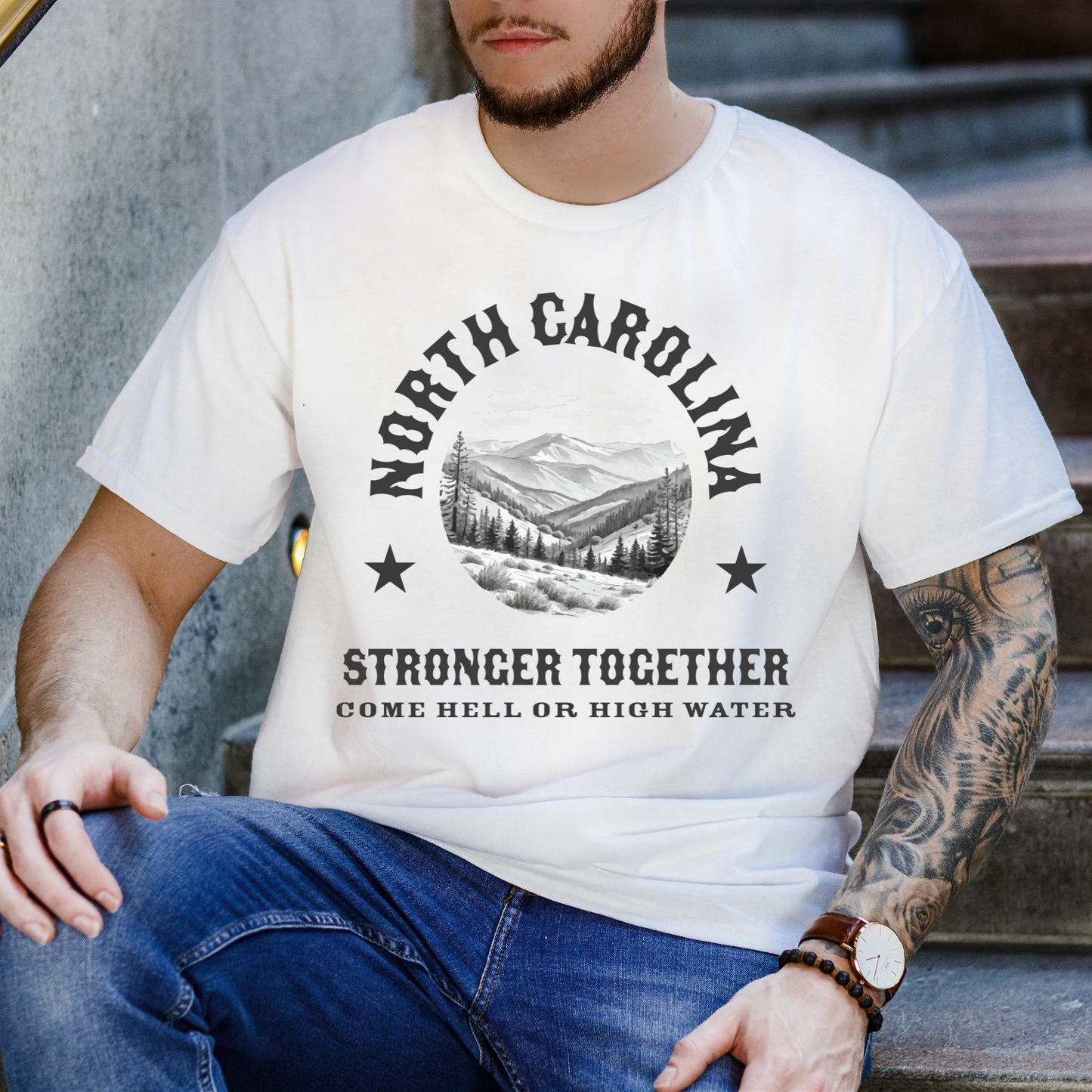 North Carolina Strong - Classic Heavyweight T-Shirt