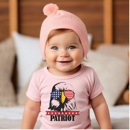 Patriotic Eagle - Baby Jersey Tee