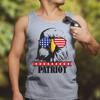 Patriot Eagle - Unisex Jersey Tank Top