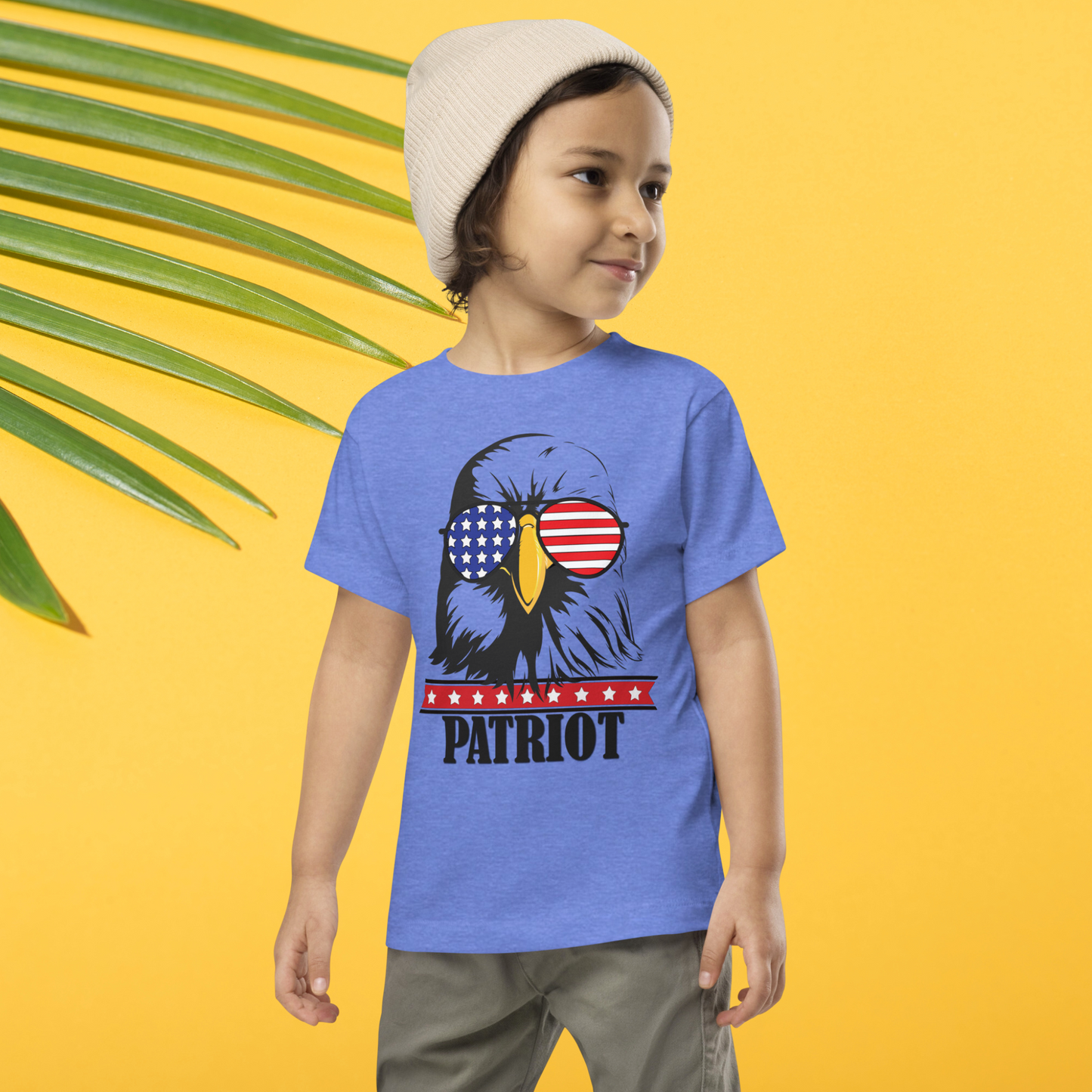 Patriotic Eagle - Toddler Jersey Tee