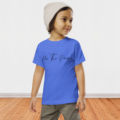 We The People Script -Toddler Jersey Tee