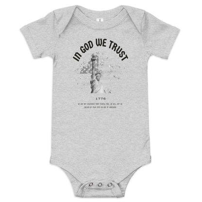 In God We Trust Lady Liberty - Baby Onesie