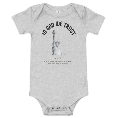 In God We Trust Lady Liberty - Baby Onesie