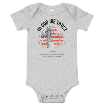 In God We Trust Red White & Blue - Baby Onesie