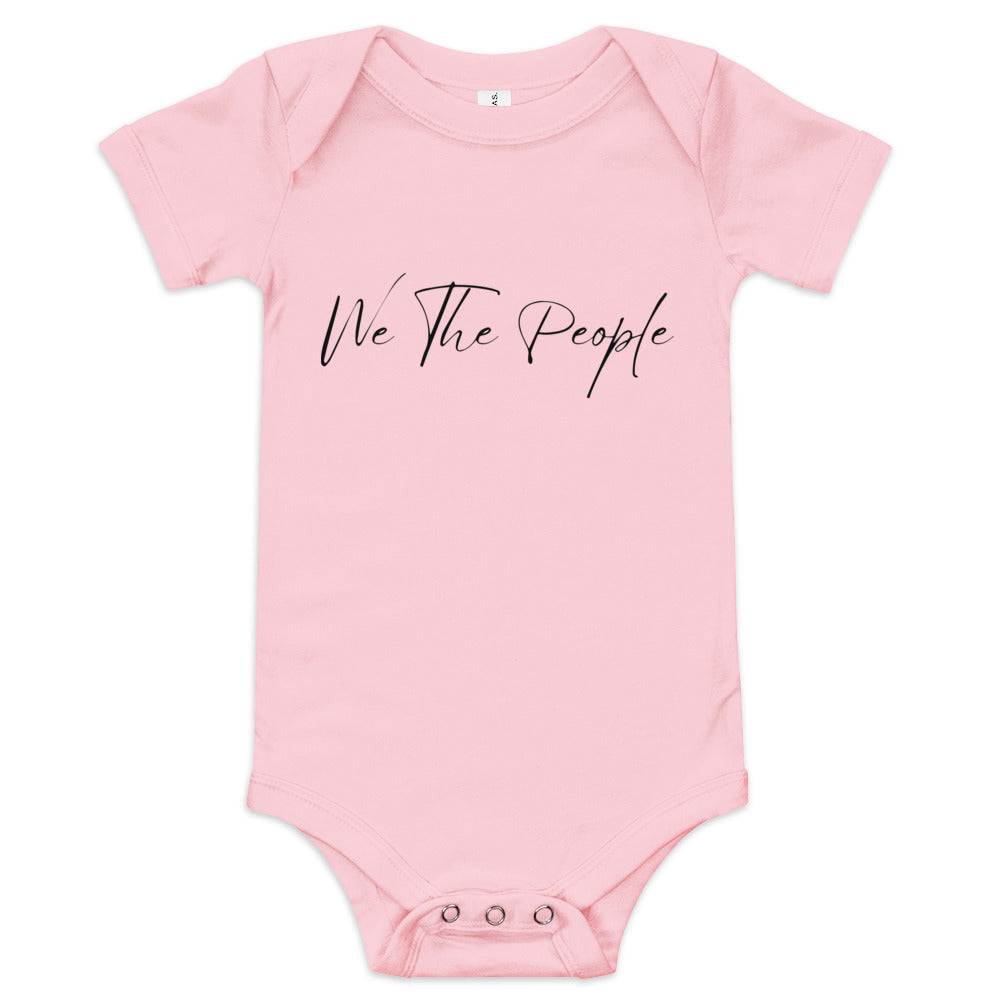 We The People Script - Baby Onesie