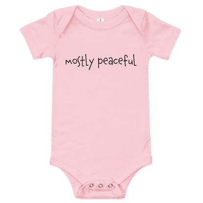 Mostly Peaceful - Baby Onesie